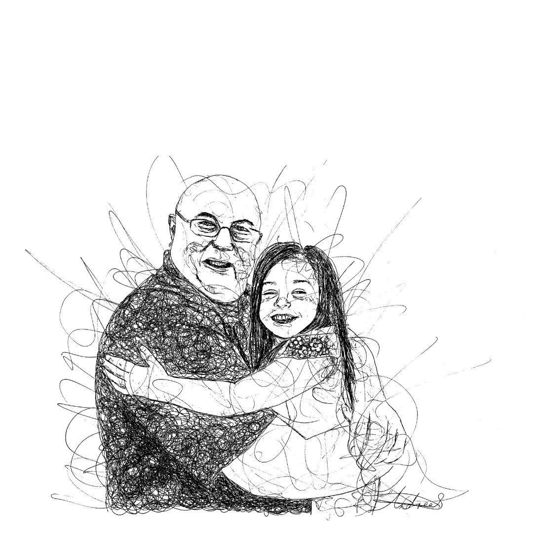 Family & Friends Custom Portrait Drawing from Photo